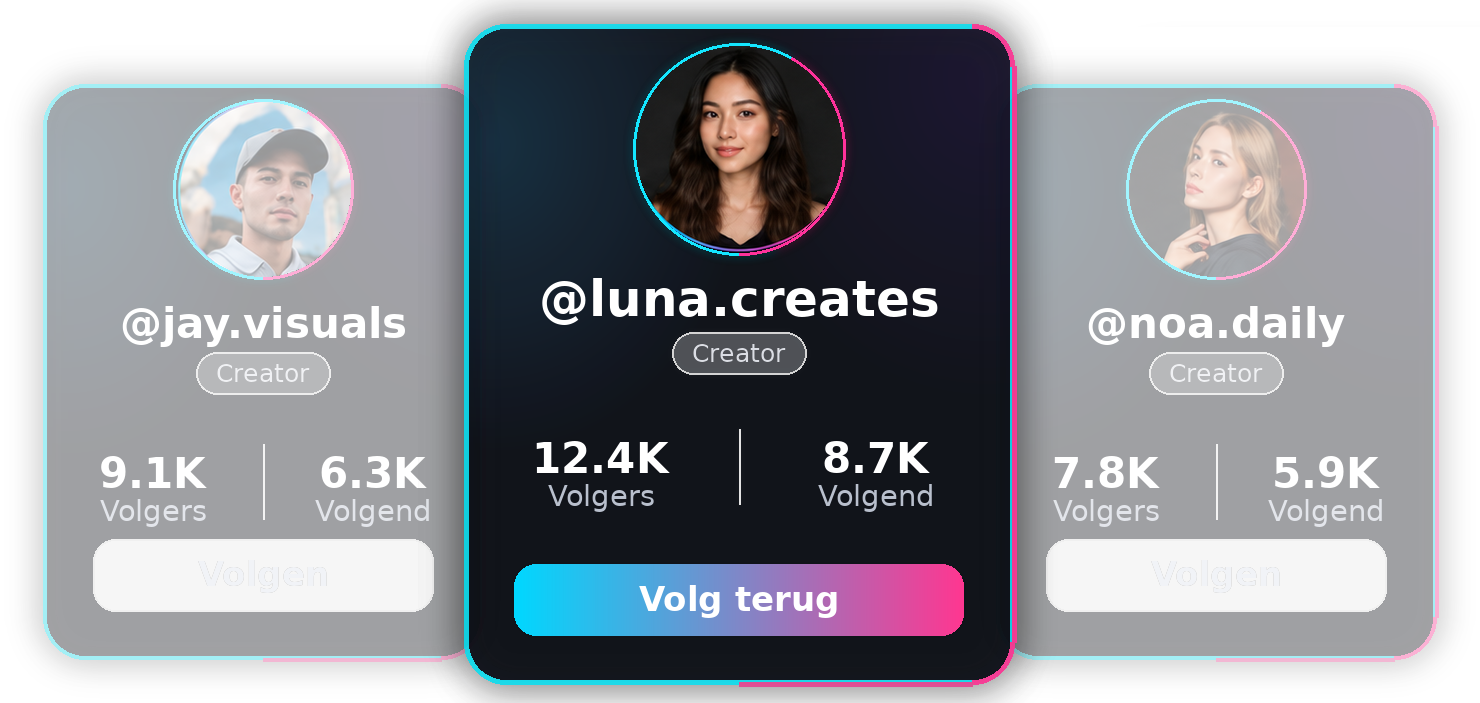 Mootly — swipe through creators and become moots